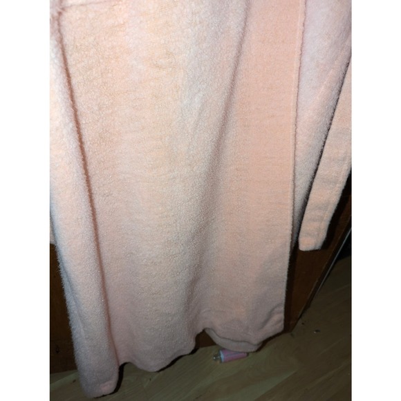 Vintage Rhapsody by Glazier Plush Velour Pink Robe Rare Soft Large Women's Warm - Picture 10 of 14